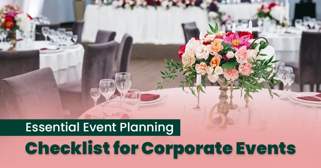 Event Planning checklist for corporate event