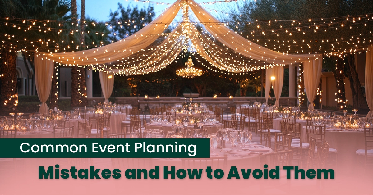 common event planning mistakes
